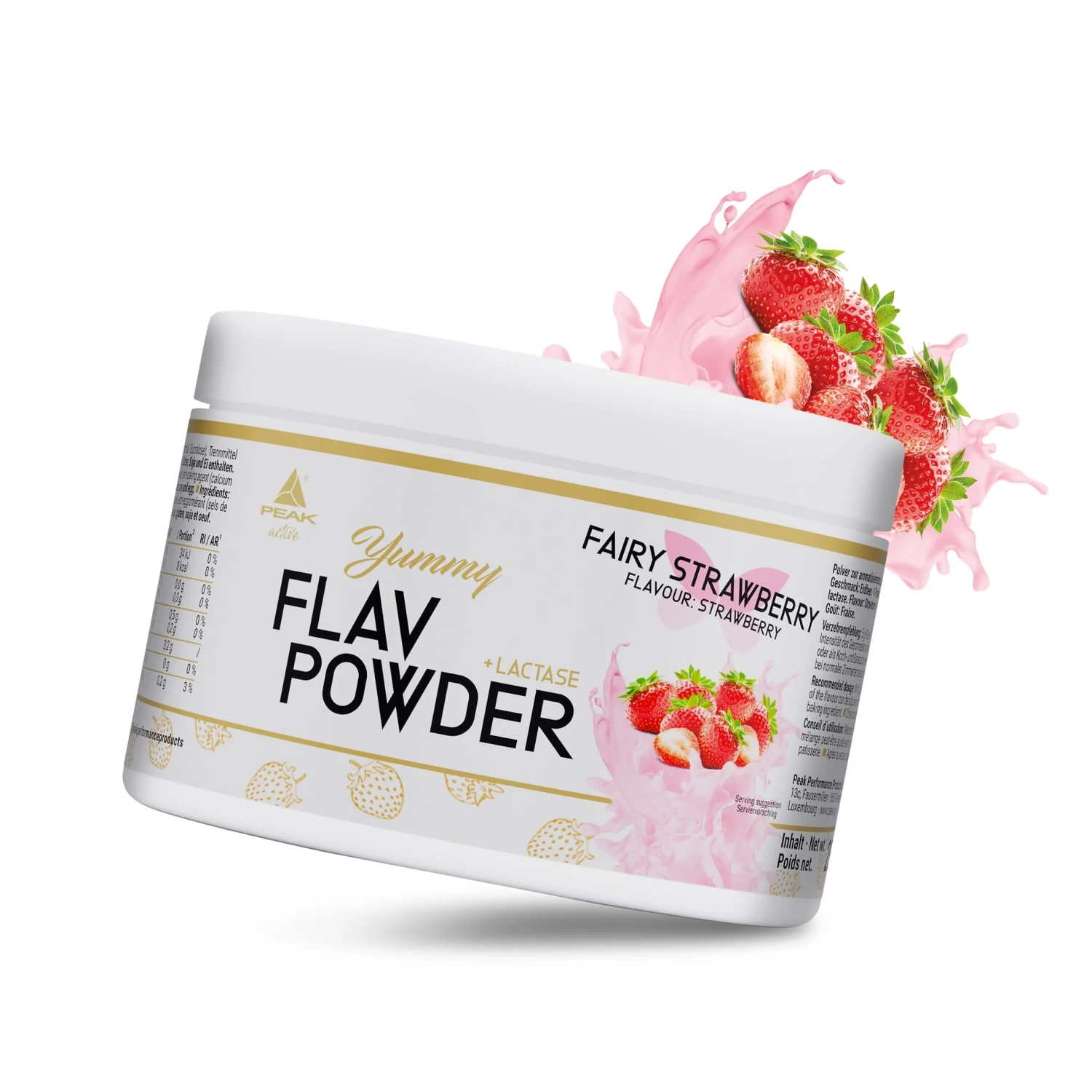 Peak Yummy Flav prašak 250 g Fairy Strawberry
