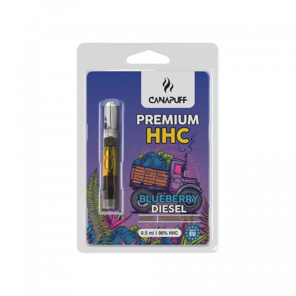 CanaPuff - BLUEBERRY DIESEL patroon - HHC 96%, 0,5ml