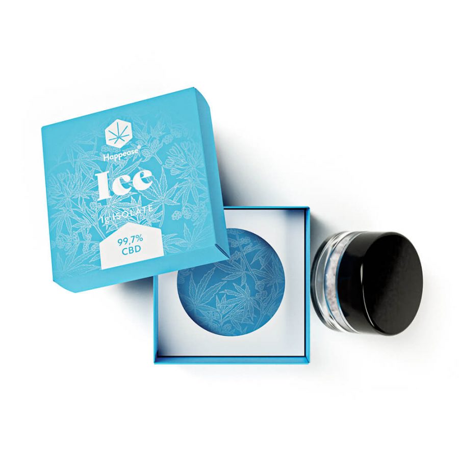Happease - Extrakt Ice Terpenes Izolát, 99,7% CBD, 1 g