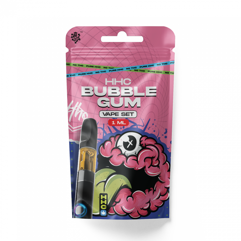 Czech CBD HHC Set Batterij + Patroon Bubble Gum, 94 %, 1 ml