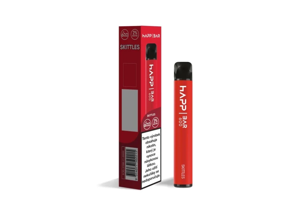 Happ Bar 600 Vape Pen Skittles, 2 ml
