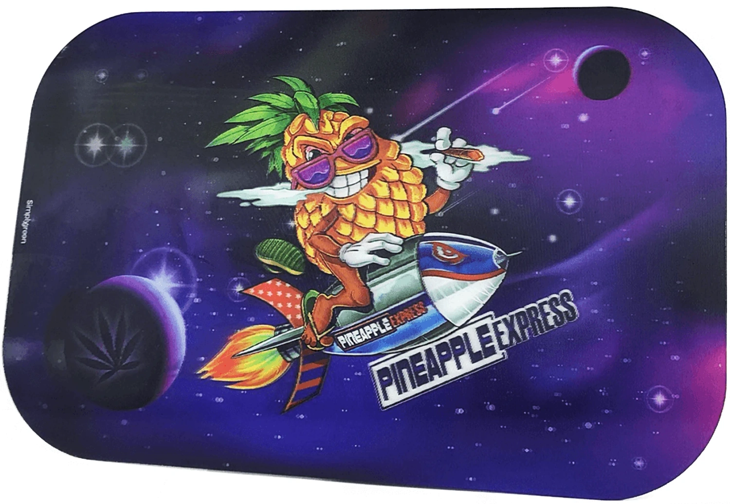Best Buds Magnetický 3D kryt na veľkú rolovaciu tácku, Ananás Express