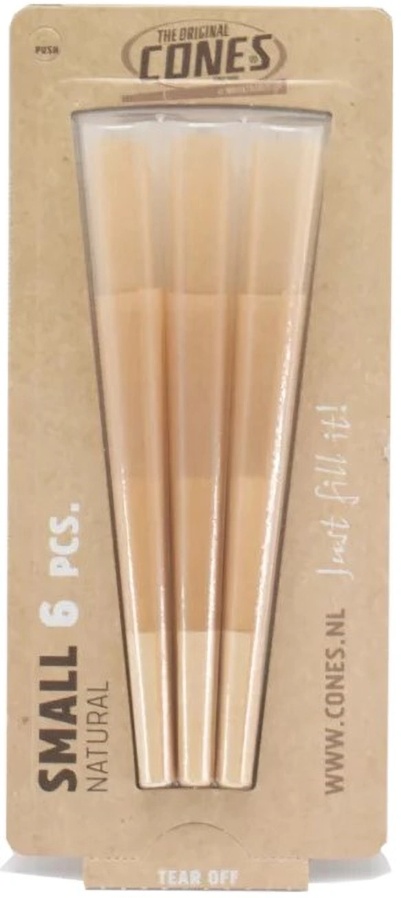 The Original Cones, Kegels Naturel Klein 1 1/4  6x Blister