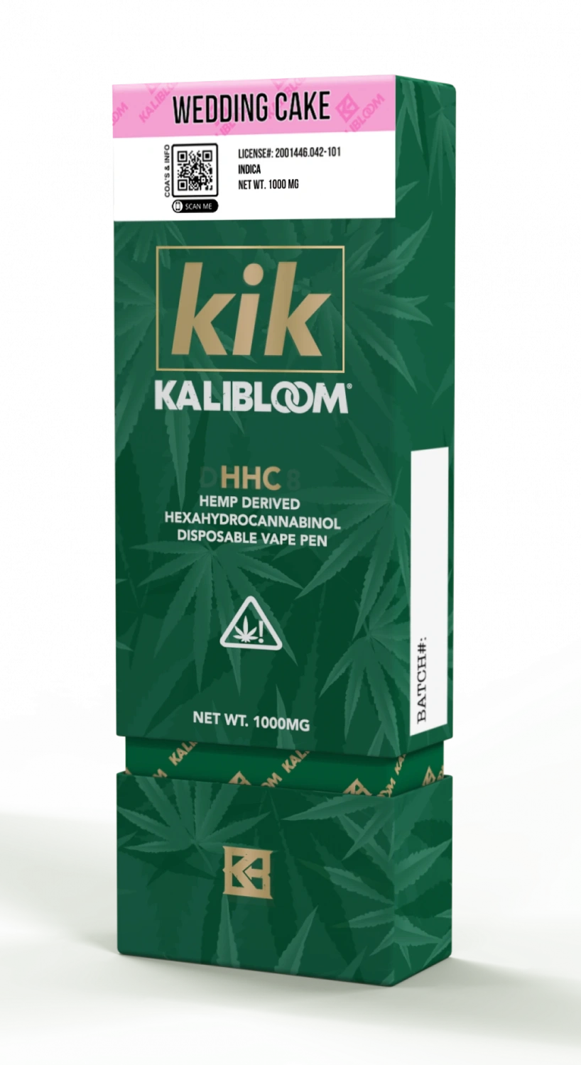 Kalibloom HHC Vape Pen Bruidstaart 96%, 1000 mg HHC, 1 ml