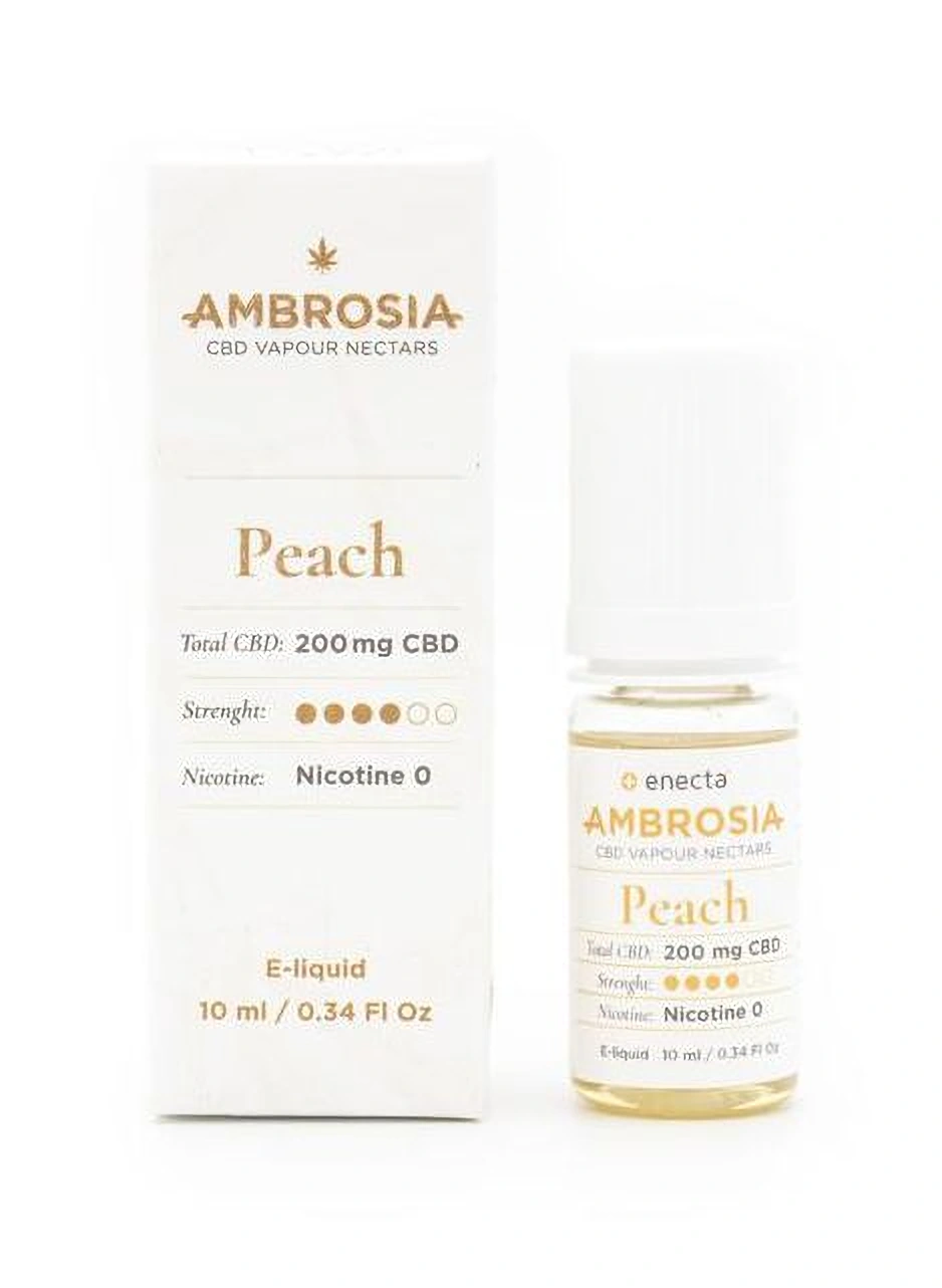 Enecta Ambrosia CBD Vloeibaar Perzik 2%, 10 ml, 200 mg