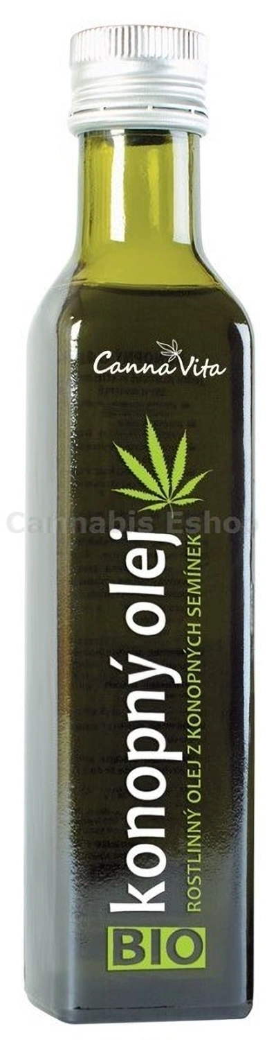 CannaVita Bio konopný olej lisovaný za studena, 250 ml