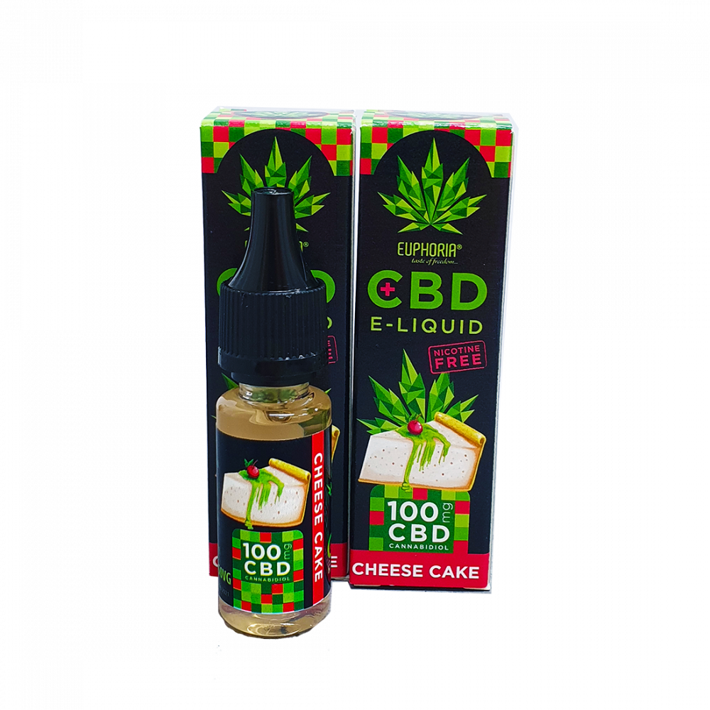 Euphoria CBD Vloeibare Cheesecake 10 ml, 100 mg CBD