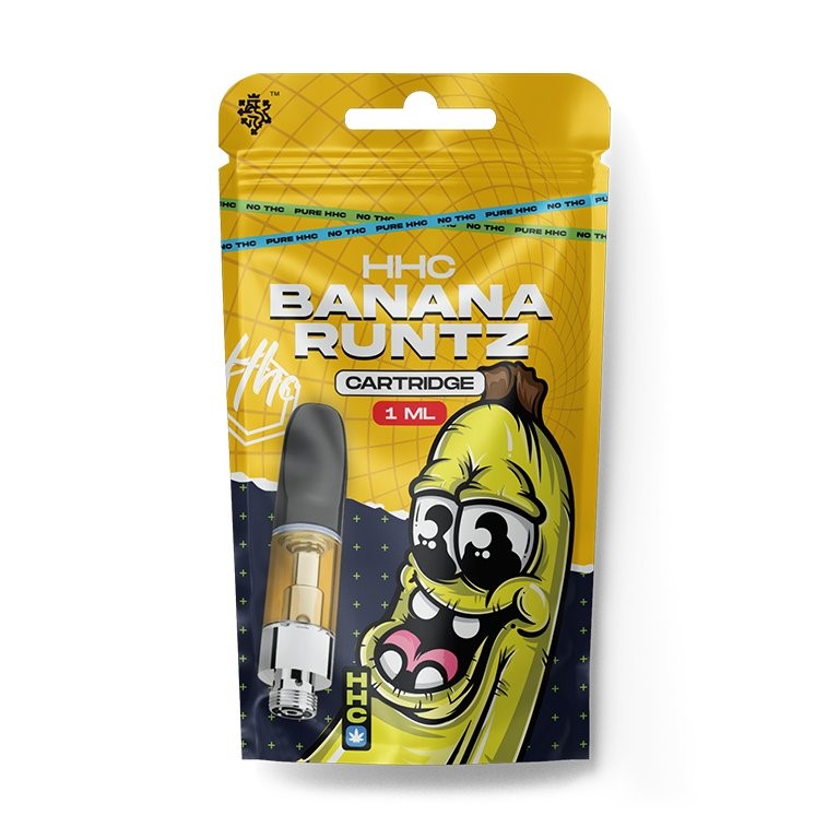 Czech CBD HHC-cartridge Bananen Runtz 94 %, 1 ml