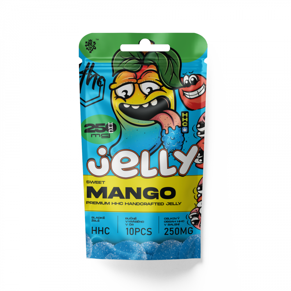 Czech CBD HHC Jelly Mango 250 mg, 10 stuks x 25 mg