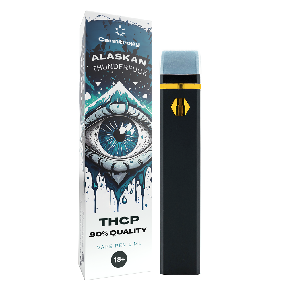Canntropy THCP Vape Pen Alaskan Thunderfuck, THCP 90% kwaliteit, 1 ml