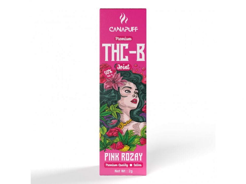 CanaPuff THCB Prerolls Roze Rozay 50 %, 2 g