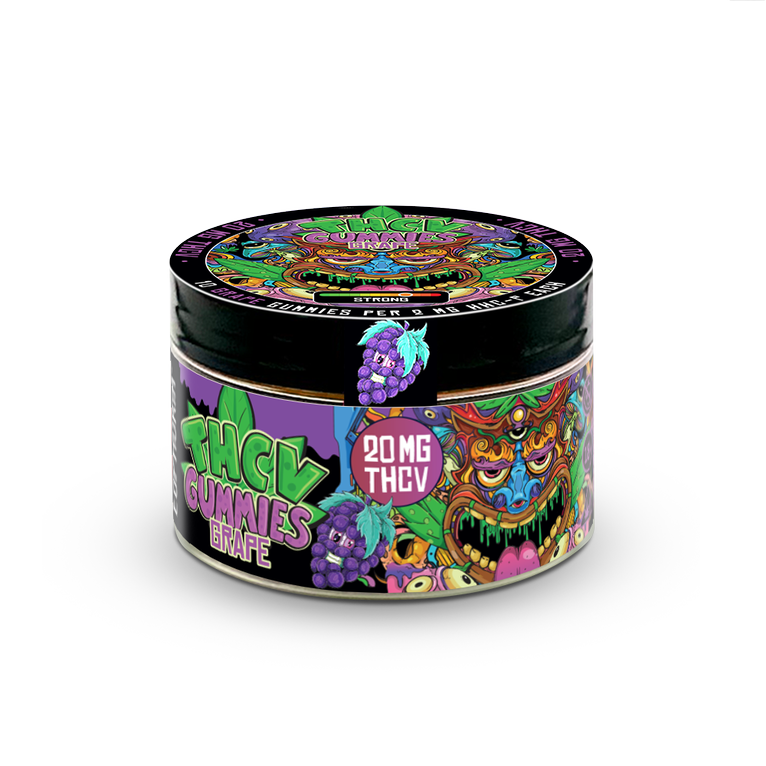 Euphoria THCV Gummies Grape, 10 ks x 2 mg, 20 mg THCV