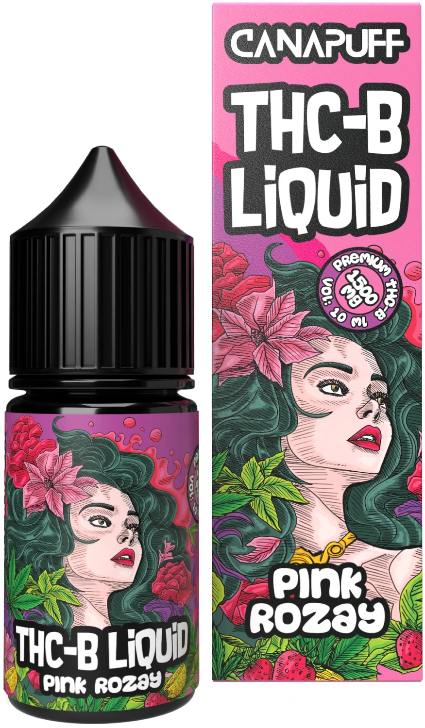 CanaPuff THCB Vloeibaar Roze Rozay, 1500 mg, 10 ml