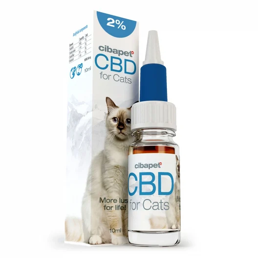 Cibapet 2% CBD-olie voor katten, 10 ml