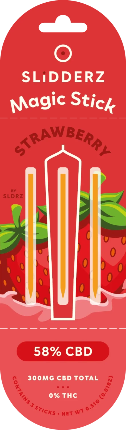 Slidderz Joint Core Strawberry, 3 ks x 100 mg CBD