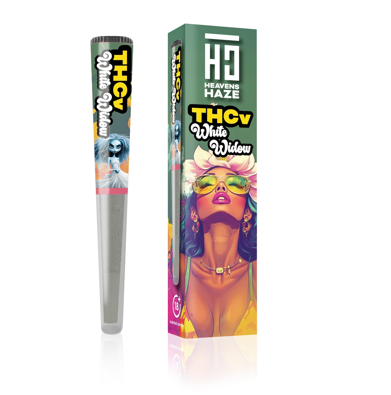 Heavens Haze THCV Pre-Roll White Widow, 1 g
