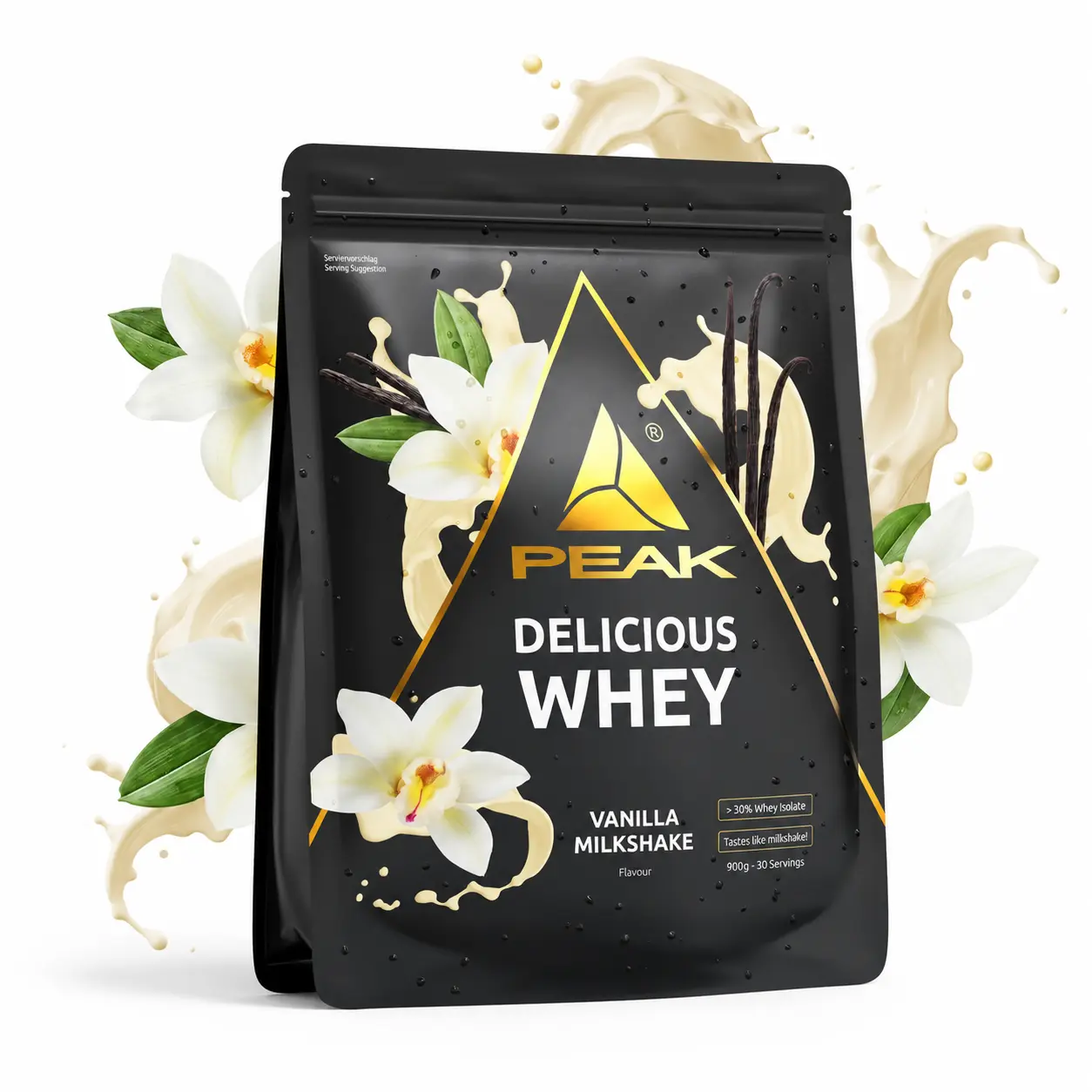 Peak Delicious Whey Protein 900g Vanilla Milkshake