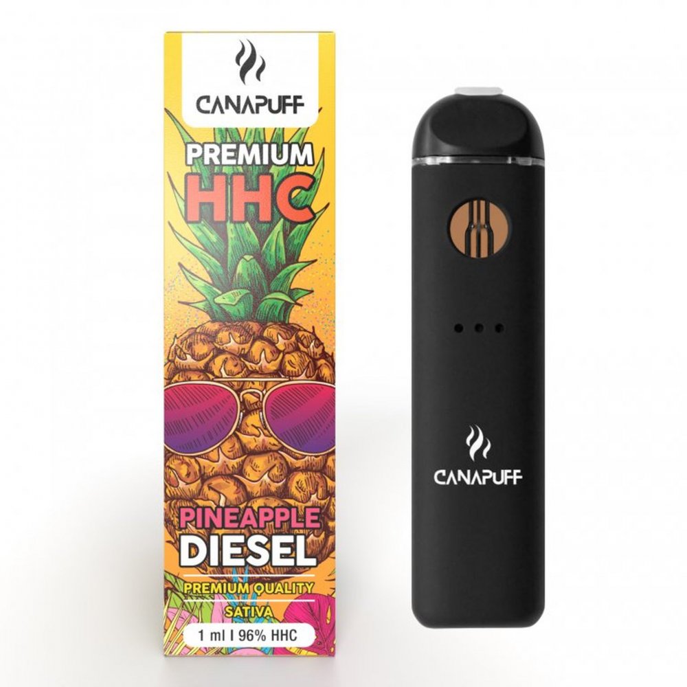 CanaPuff Vape pen ANANAS DIESEL 96% HHC, 1ml