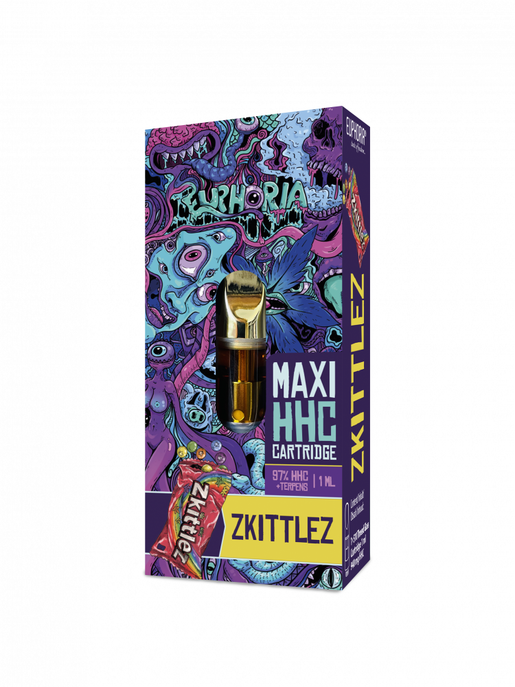 Euphoria Maxi HHC-patroon Zkittlez, 97%, 1 ml
