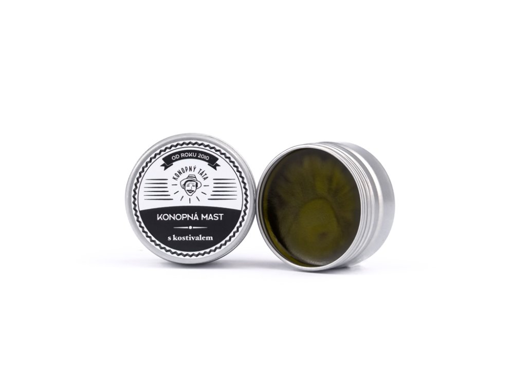 Konopný Táta Reise Hanfsalbe mit Beinwell, 17 mg CBD, 15 ml