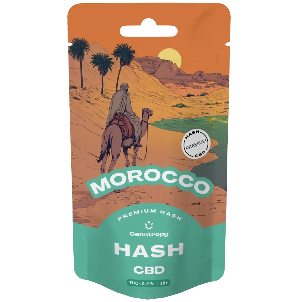 Canntropy CBD Hash Morocco, CBD, 1 - 100 g 5 gramov