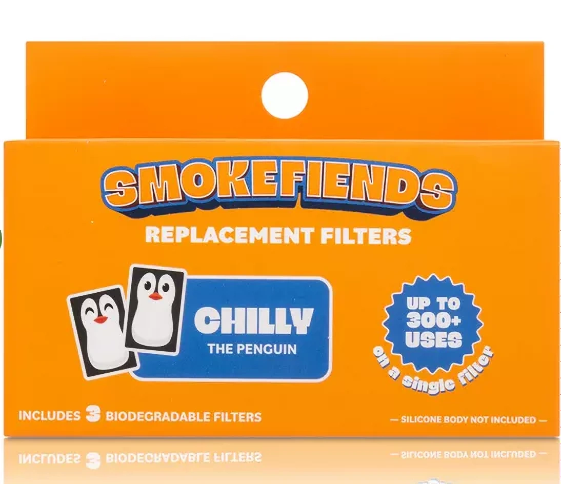 HEMPER Smoke Fiends Osobní vzduchový filtr 3balení náhradních filtrů – Penguin