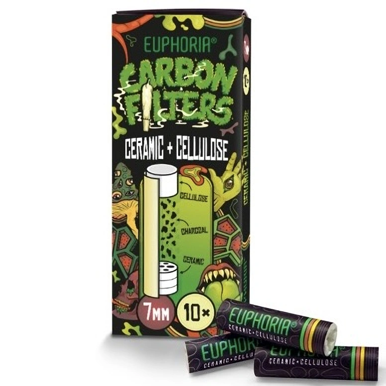 Euphoria Celulóza + keramický uhlíkový filter 10 ks