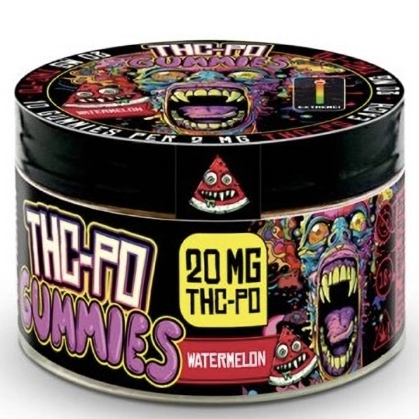 Euphoria THCPO Gummies Watermeloen, 10 stuks x 2 mg, 20 mg