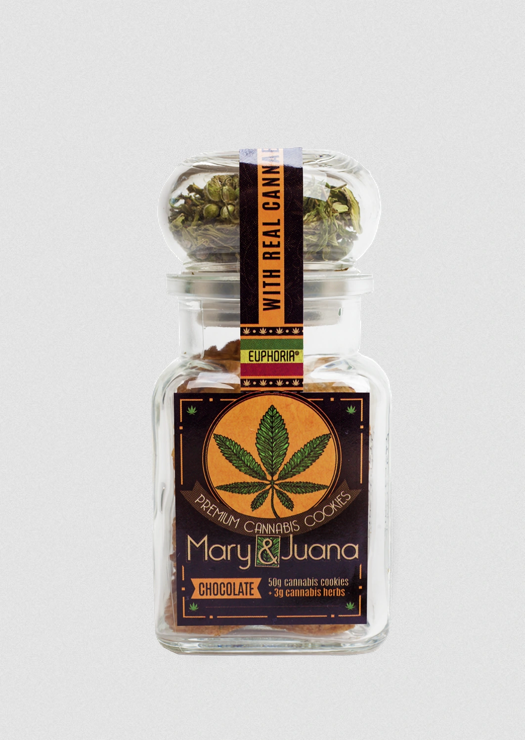 Euphoria Mary & Juana koekjes Chocolade 50 g