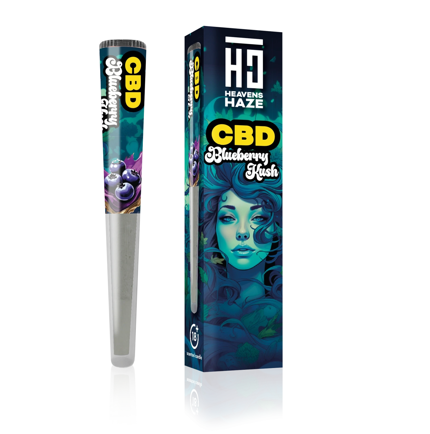 Heavens Haze CBD Pre-Roll Blueberry Kush, 1 g