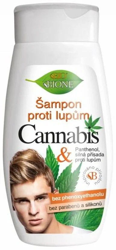 Bione konopný šampón proti lupinám pre mužov, 260 ml