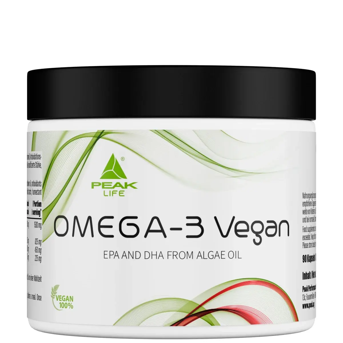 Peak Omega 3 Veganske kapsule 90 x 690 mg