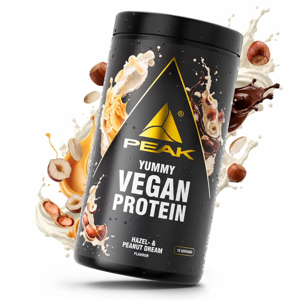Peak Yummy Veganski protein 450g Hazel & Peanut Dream