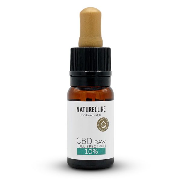 Nature Cure Plnospektrálny surový CBD olej - 10%, 10 ml, 1000 mg