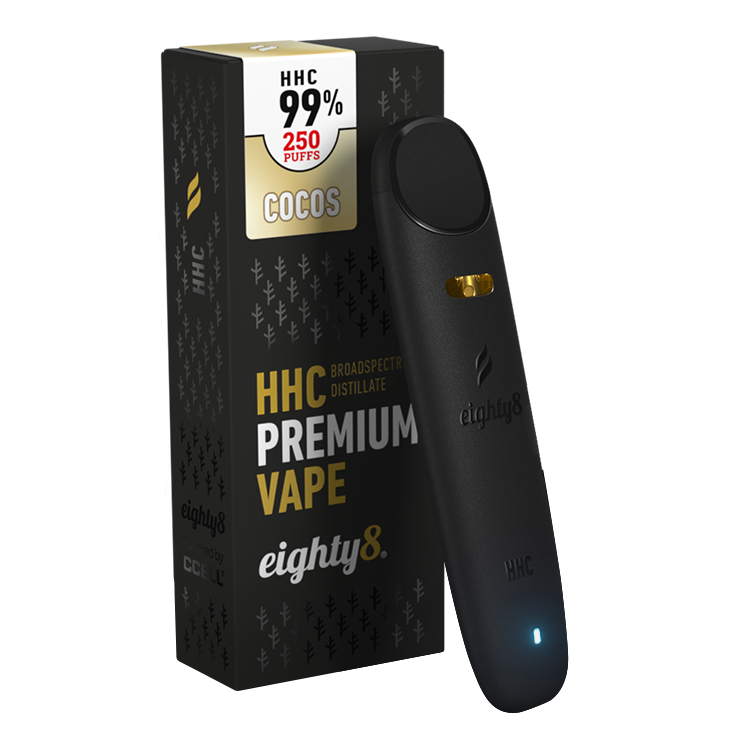 Eighty8 HHC damp Cocos, 99 % HHC, 0,5 ml