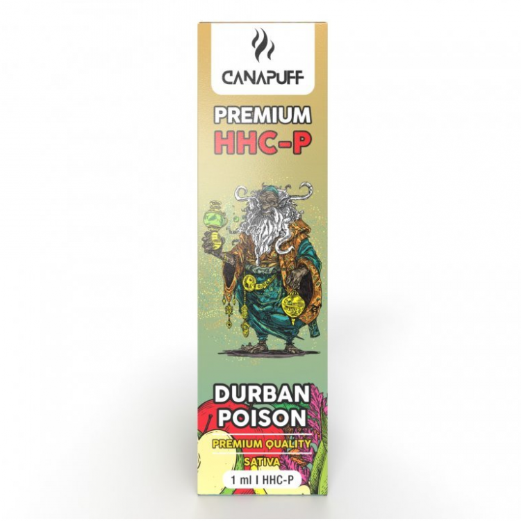 CanaPuff DURBAN POISON 96 % HHCP - Wegwerpvape-pen, 1 ml