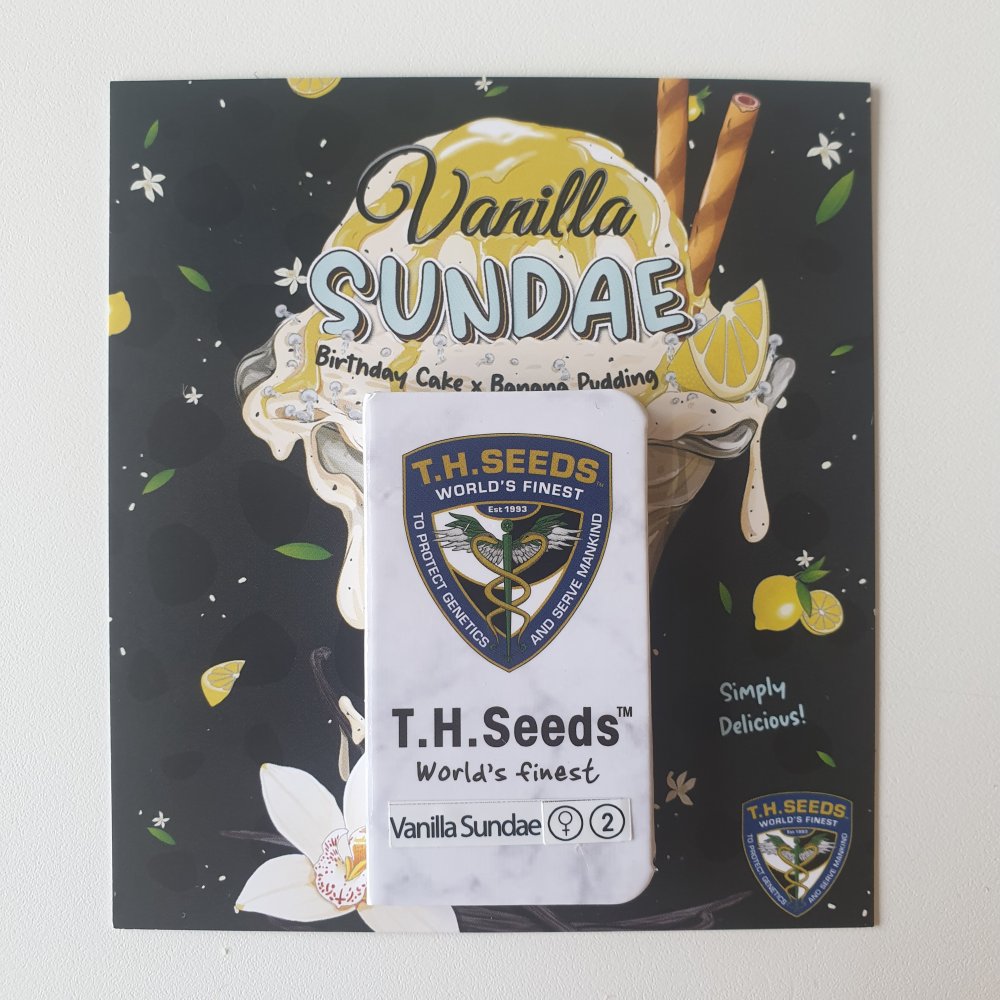 T.H.Seeds™ Semená kanabisu Vanilla Sundae, rôzne balenie, feminizované 2 ks