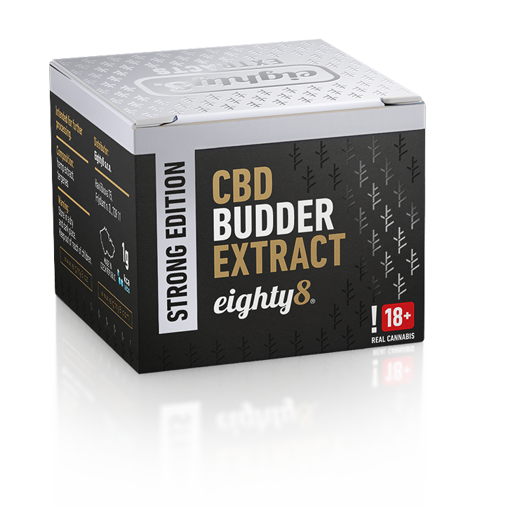 Eighty8 Extrakt z pupenov 85 % CBD, 1 g