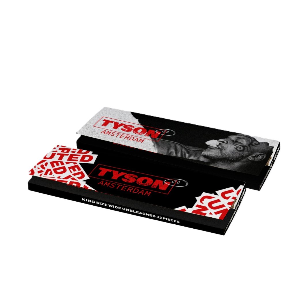 Tyson 2.0 Rolovacie papiere Kingsize široké, nebielené