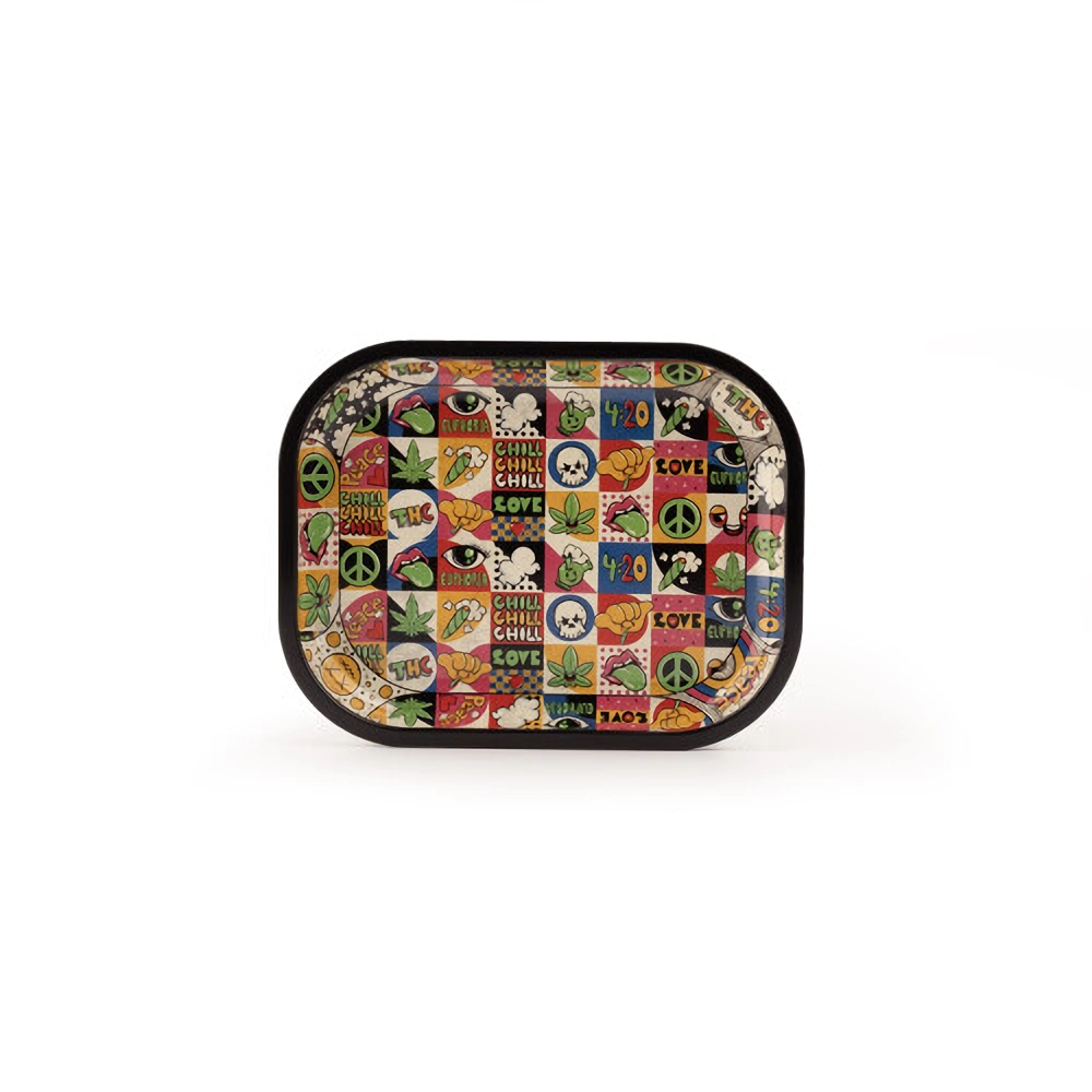 Euphoria Kovová rolovacia podložka Small Groovy - 180 x 140 mm