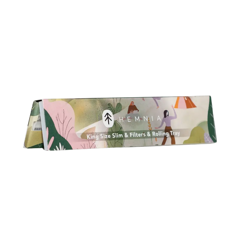 Hemnia King Size Wide Ultra Thin Papieriky s filtrami, 32 ks + Podložka na balenie