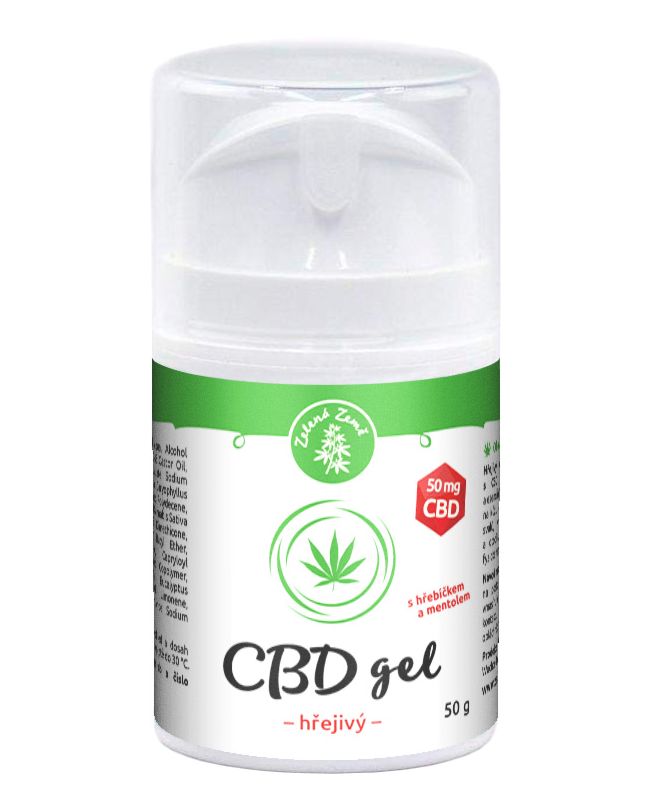 Zelena zeme CBD Verwarmende gel, 50 g