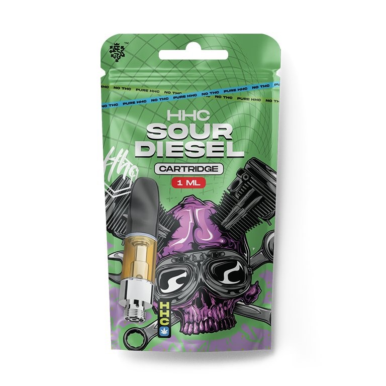 Tsjechische CBD HHC-patroon Zure Diesel, 94 %, 1 ml
