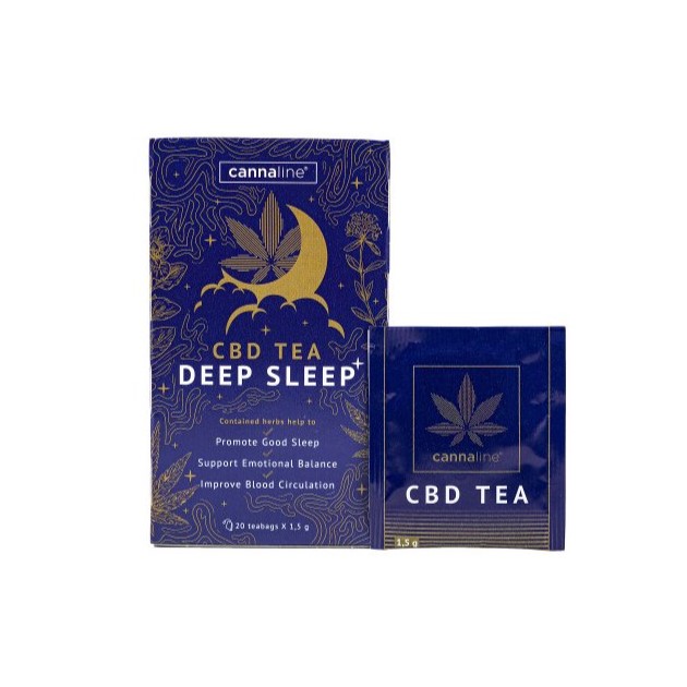 CANNALINE CBD čaj DEEP SLEEP, 30 g