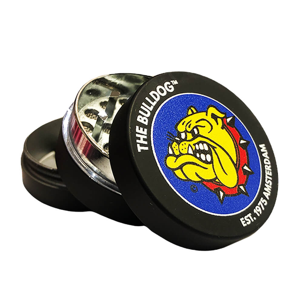 The Bulldog Original Amsterdam Černá Kovová Drtička - 3 části