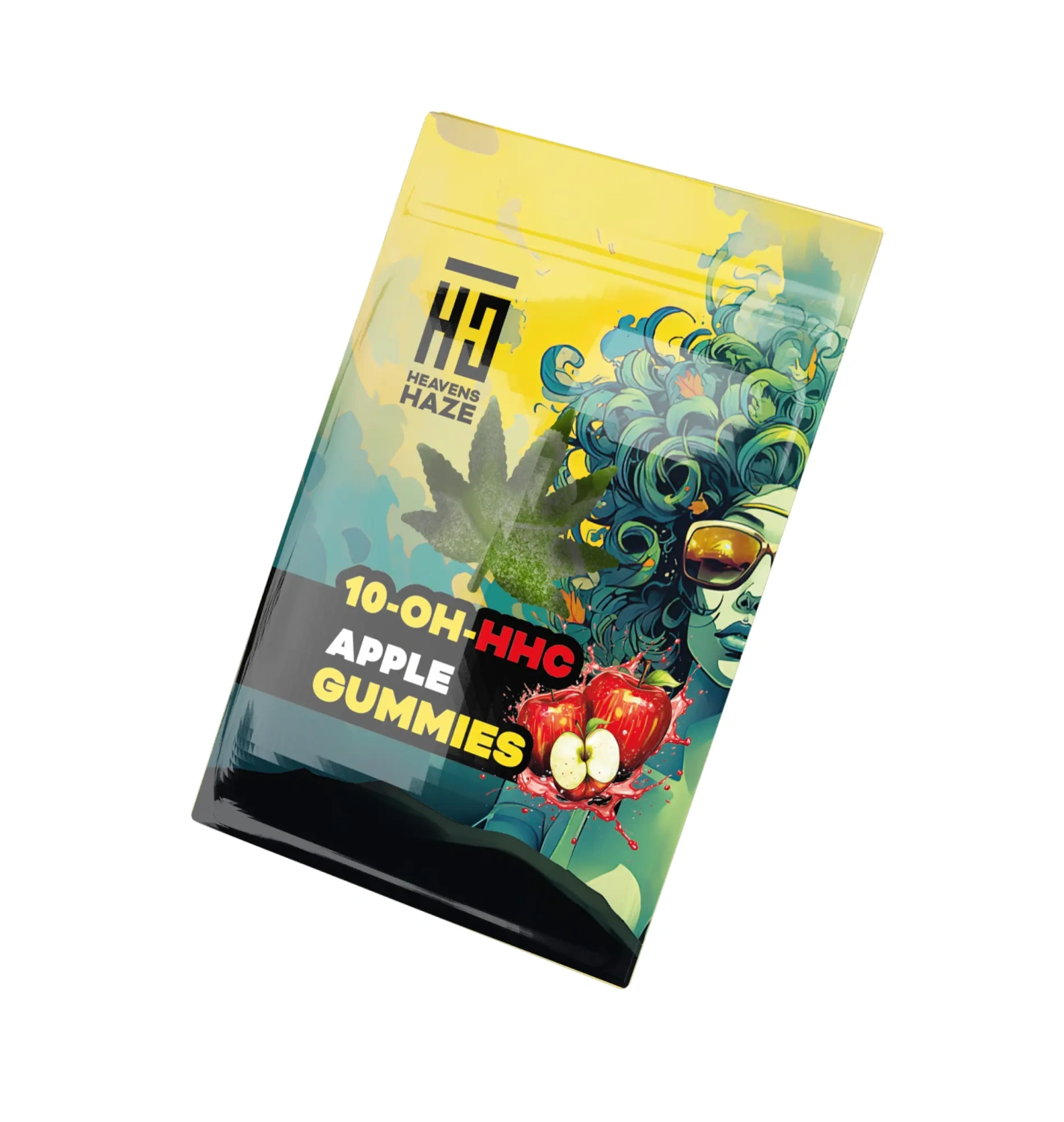Heavens Haze 10-OH-HHC Gummies Appel, 3 stuks x 40 mg, 120 mg 10-OH-HHC