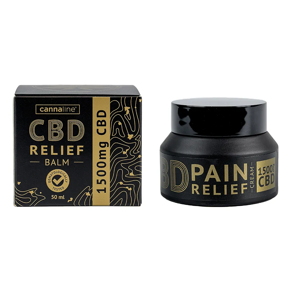Cannaline CBD balzam na úľavu od bolesti, 1500 mg CBD, 50 ml