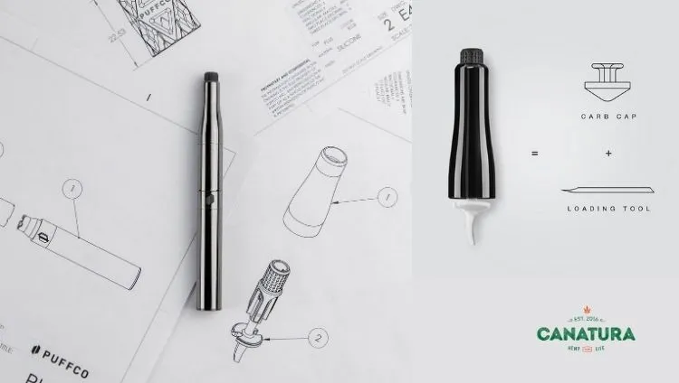 Puffco Plus vape pen and mouthpiece