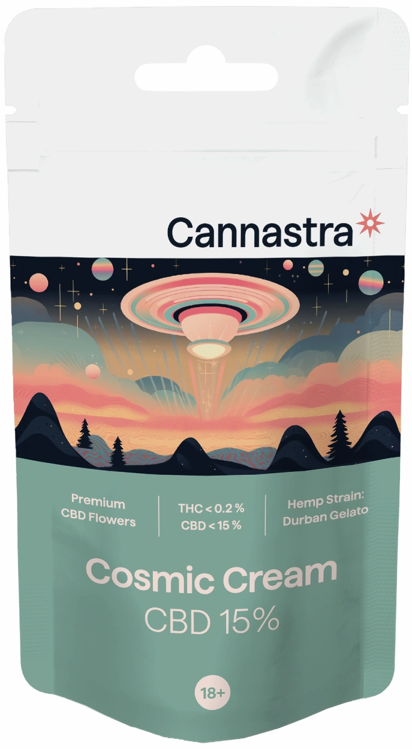 Cannastra CBD Flowers Cosmic Cream, CBD 15 %, 1 g – 100 g 1 gram