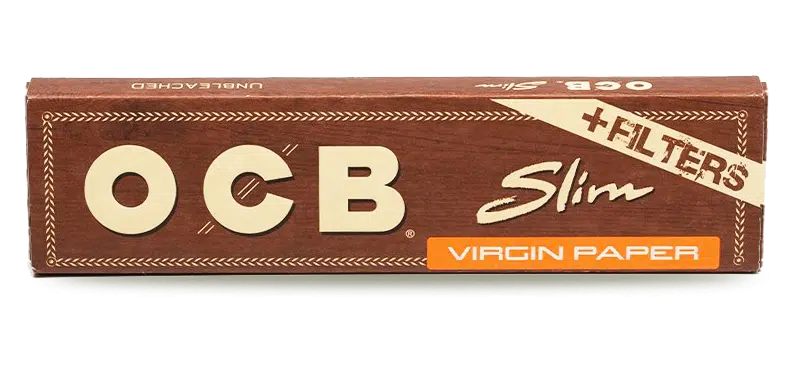 OCB Virgin Paper King Size Papieriky + Filter Tips